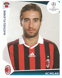 Mathieu Flamini A.C. Milan samolepka UEFA Champions League 2009/10 #150